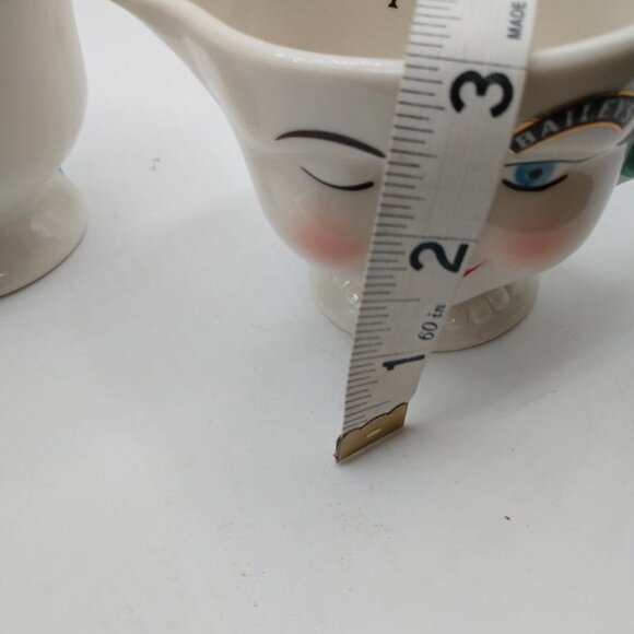 Bailey's Irish Cream Sugar Bowl and Creamer Set 1996 Limited Edition Yum Winking - Picture 10 of 10